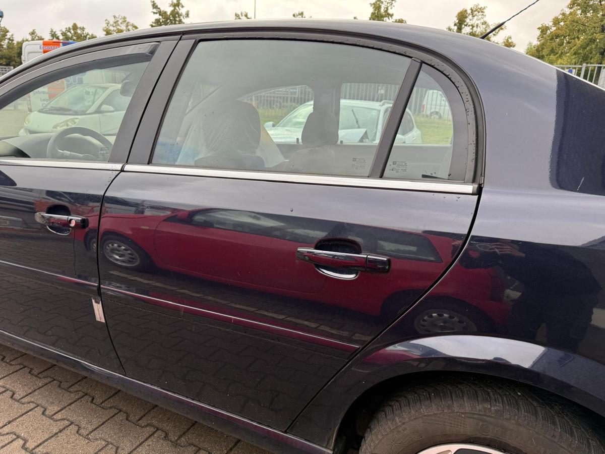 Opel Vectra C original Tür hinten links 4BU Saturnblau Metallic Rohbau BJ06